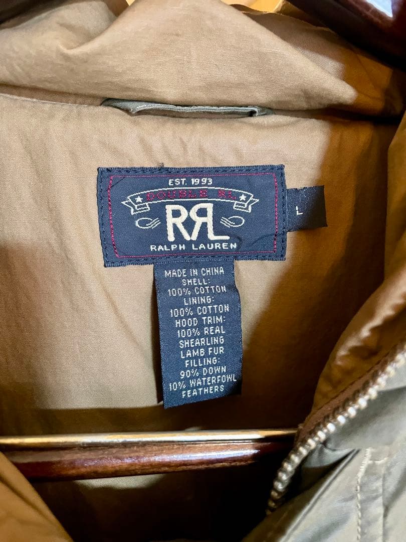 RRL Ralph Lauren ラルフローレン　ダウンコート フード ファー付