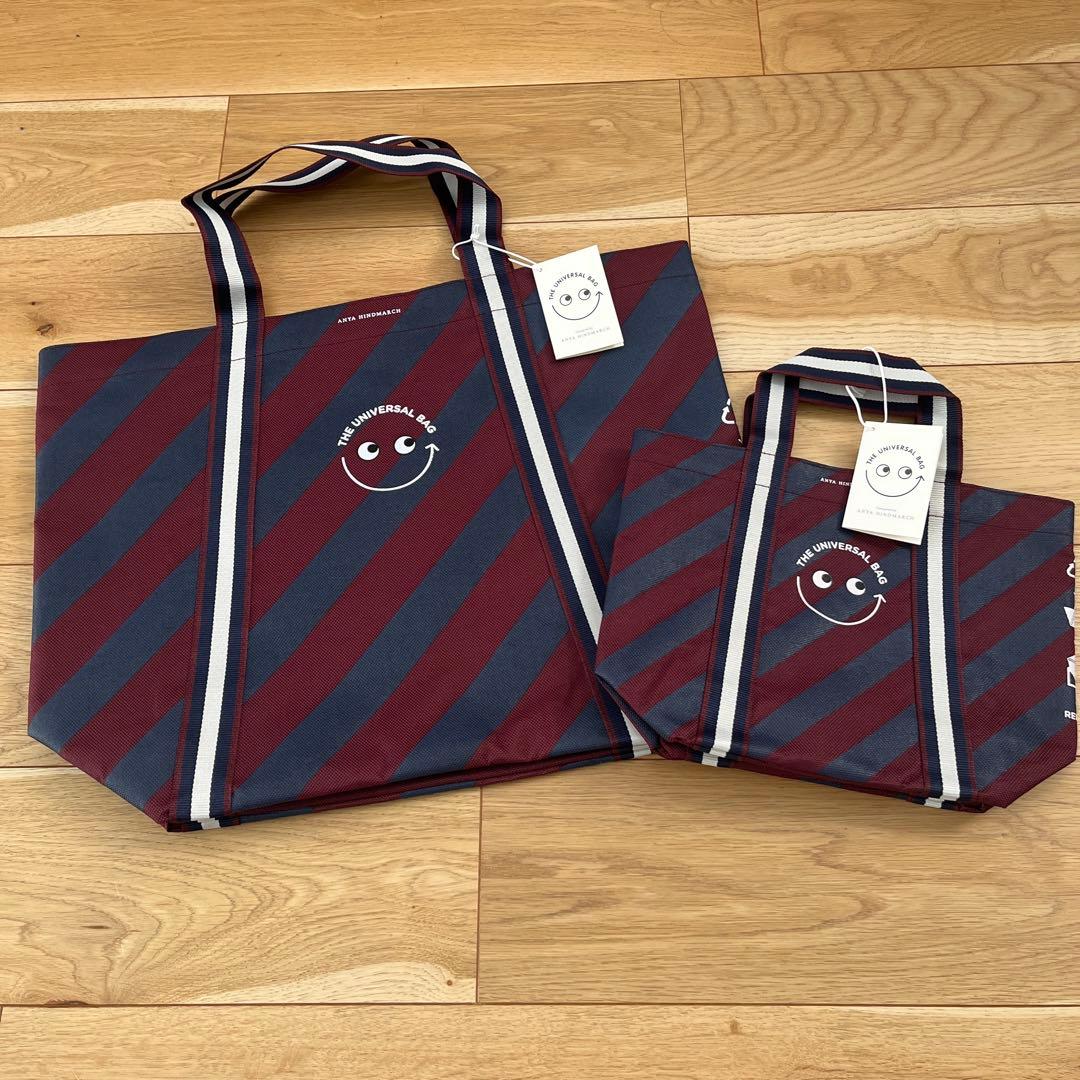 【新品・未使用タグ付】2点セットユニバーサルバッグエコバッグアニヤハインドマーチ