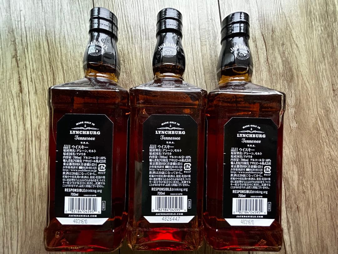 ジャックダニエル　ウイスキー　6本セット　40％　700ml