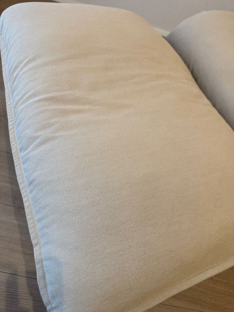 【美品】 無印良品 ハイバックリクライニングソファ 1P オットマン付 イス