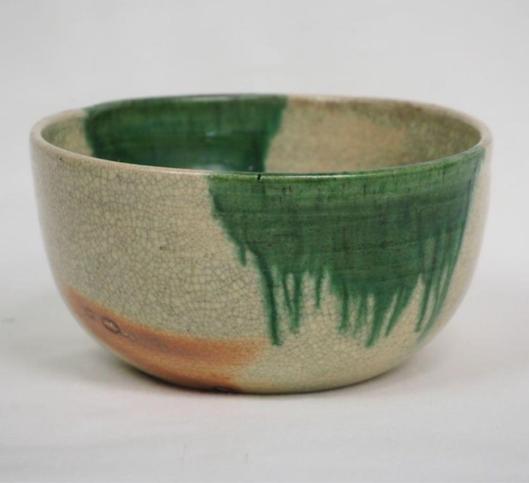 送料無料　江戸時代　豊楽焼　3代豊助作　鉢　本物保証　★珍品★