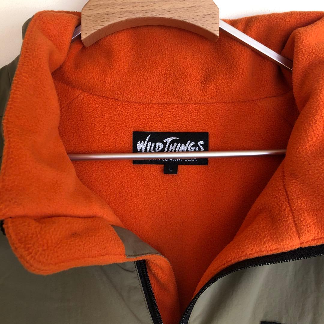は*な様 WILDTHINGS ワイルドシングス　別注　フリースブルゾン　ナイロ