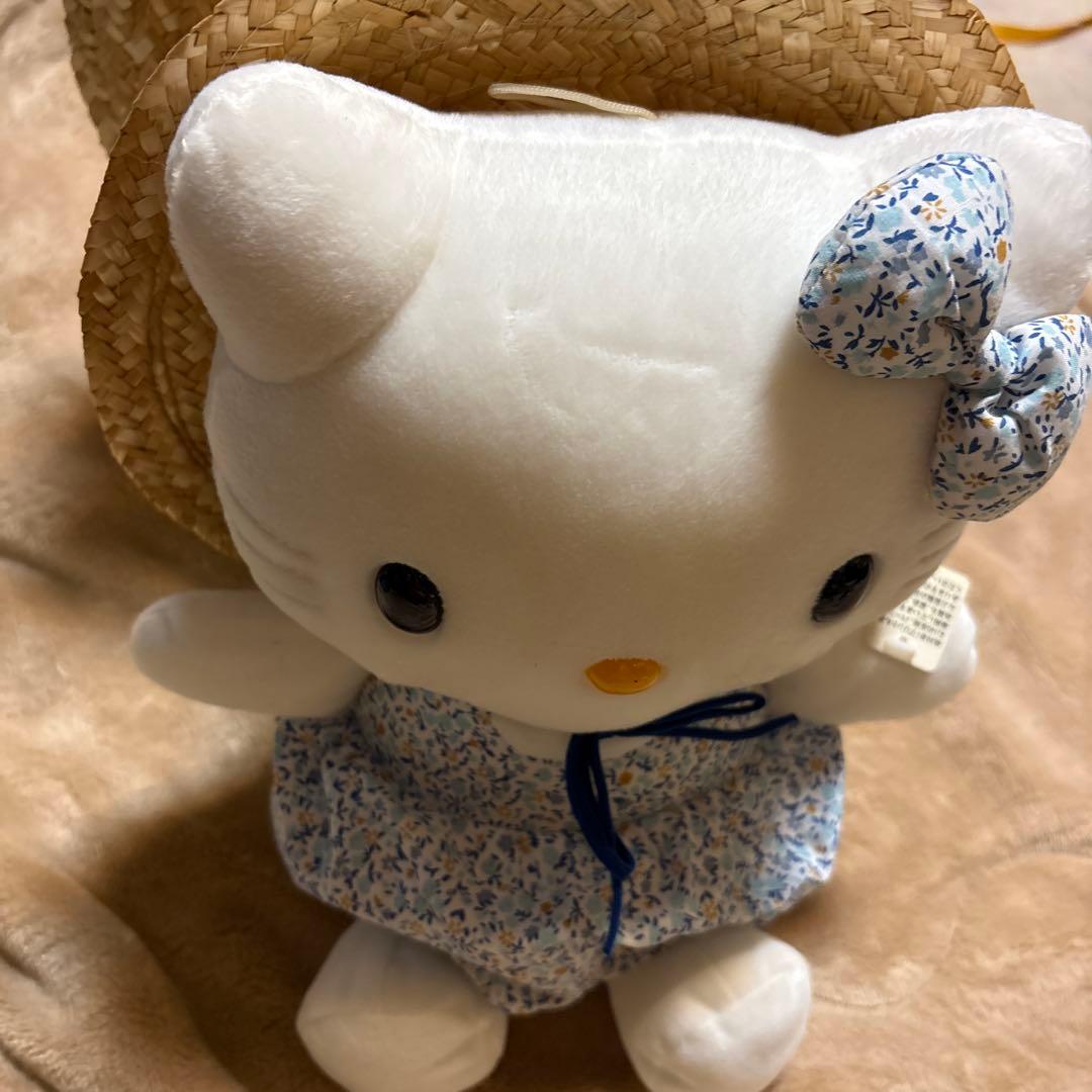 ハローキティ　ぬいぐるみ　麦わら帽子　2体セット　美品　レア