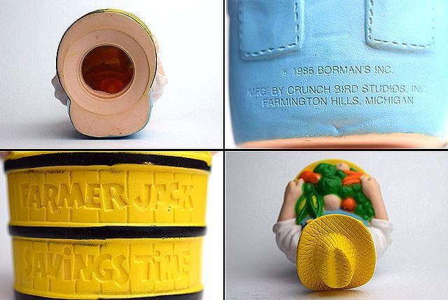 1980’s ファーマージャック ビンテージ 貯金箱 アドバタイジング ソフビ