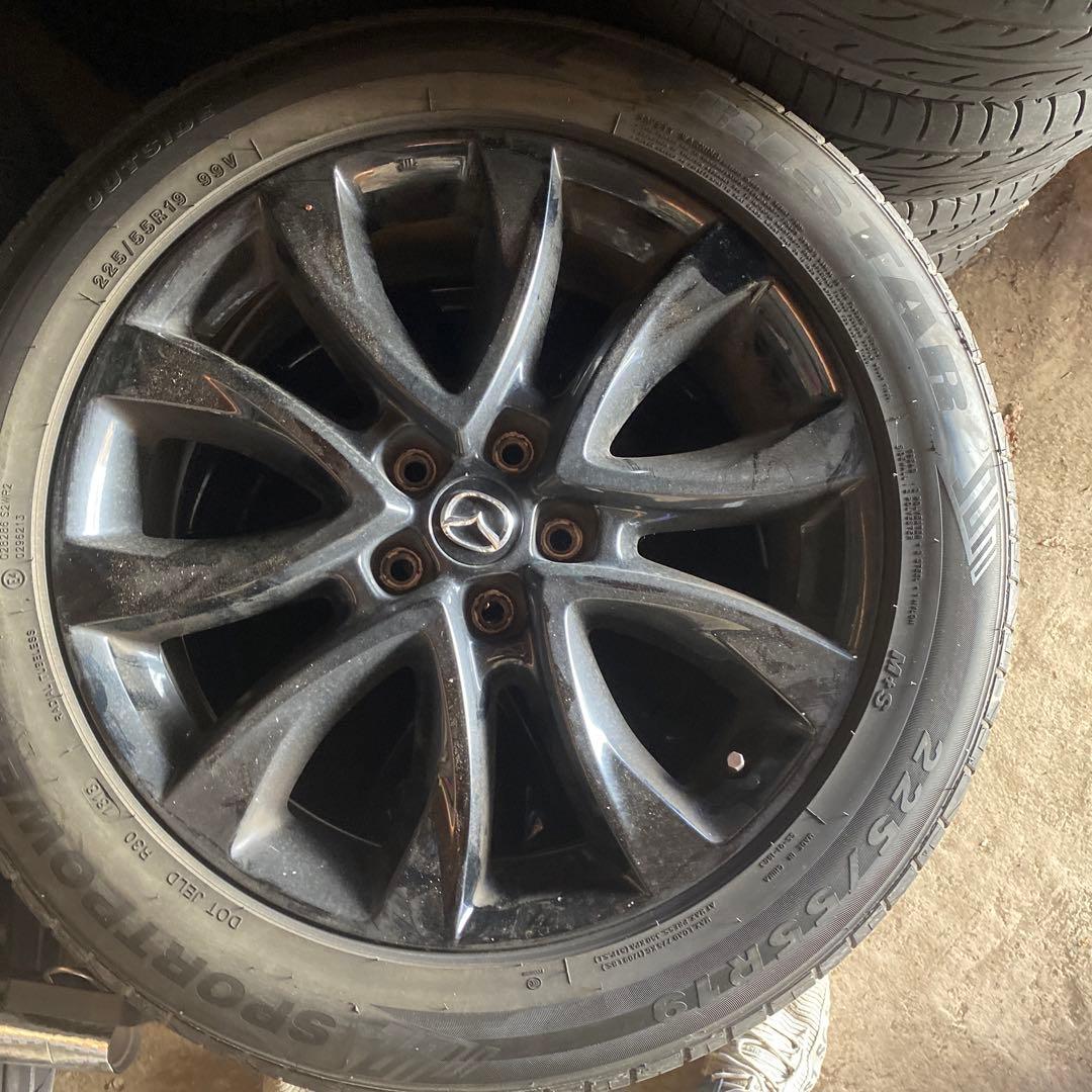 マツダ CX-5 純正 19インチ 225/55R19ホイールセット