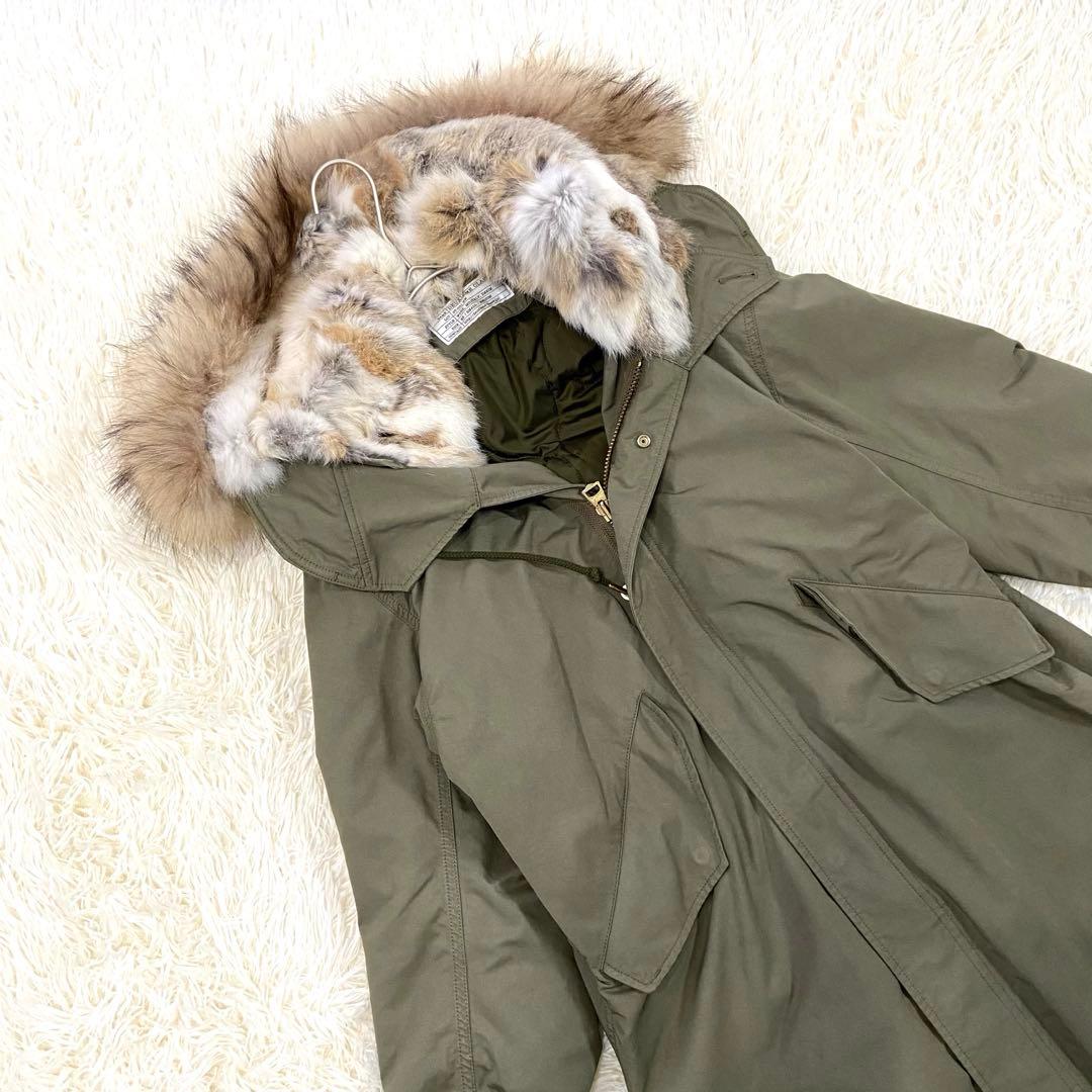 Deuxieme Classe ドゥーズィエムクラス　モッズコートラビットファー