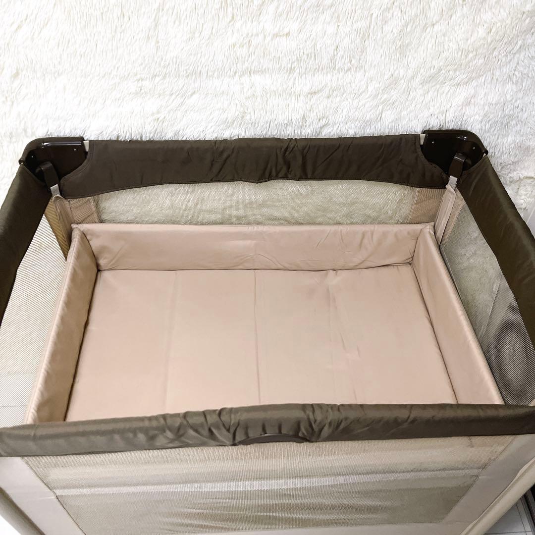 Aprica アップリカ ベビーベッド ココネル ココア 程度良好 美品