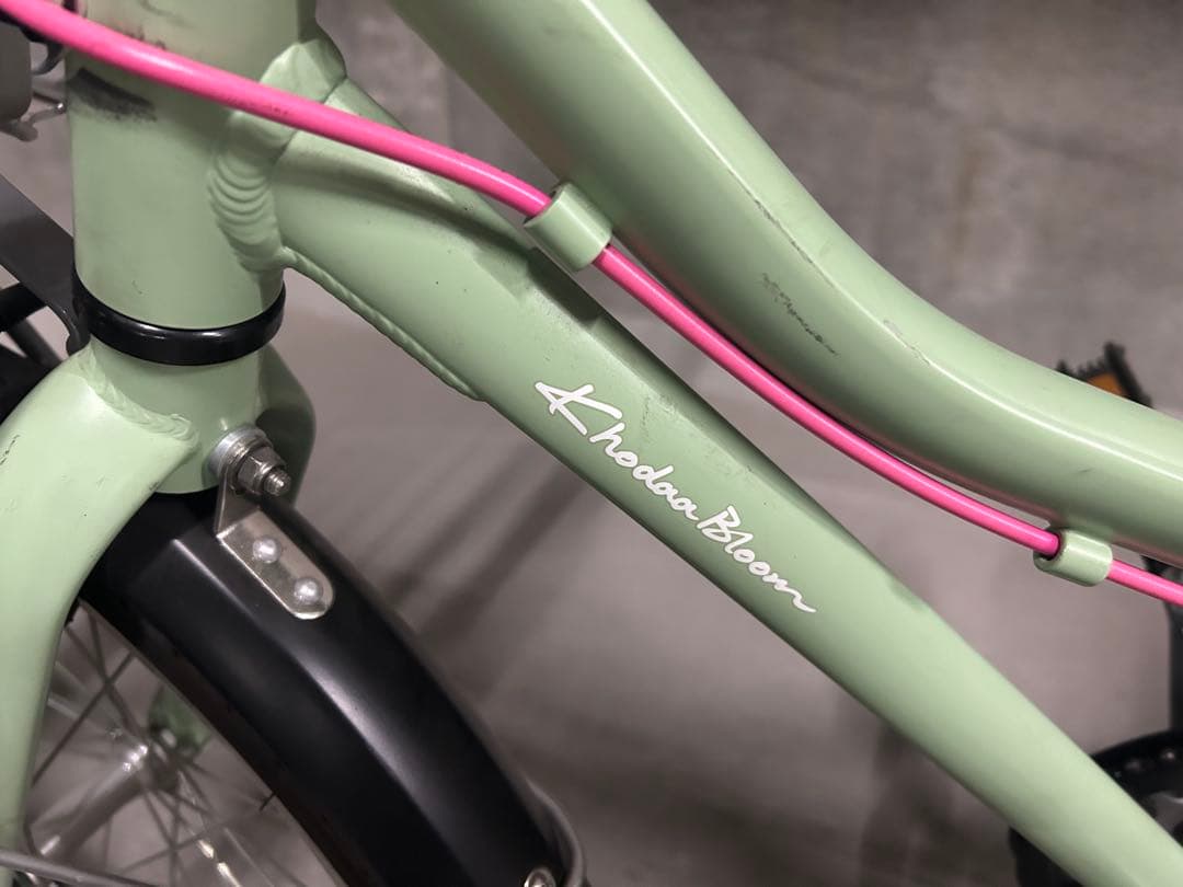 【直接引取り限定】自転車KhodaaBloomコーダブルーム20インチ グリーン