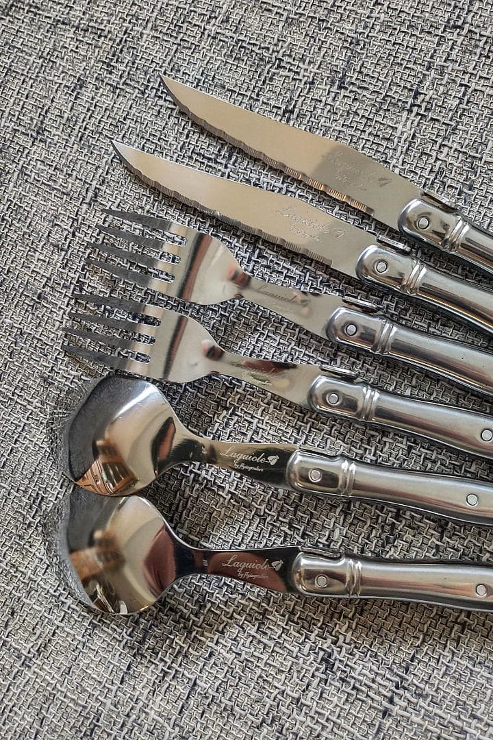 ★LAGUIOLE ラギオール ナイフ&フォーク&スプーンセットティエール購入★