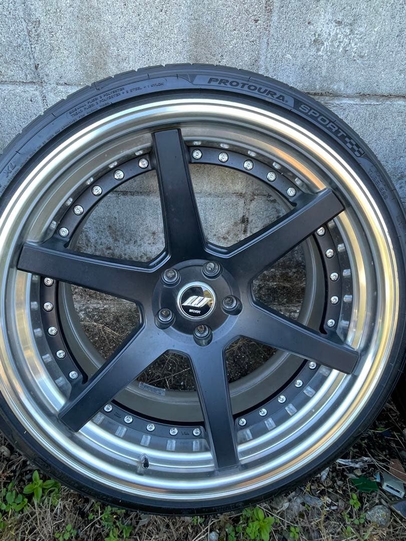 work ジーストst1 20インチ　 マットブラック9.5J 10.5J