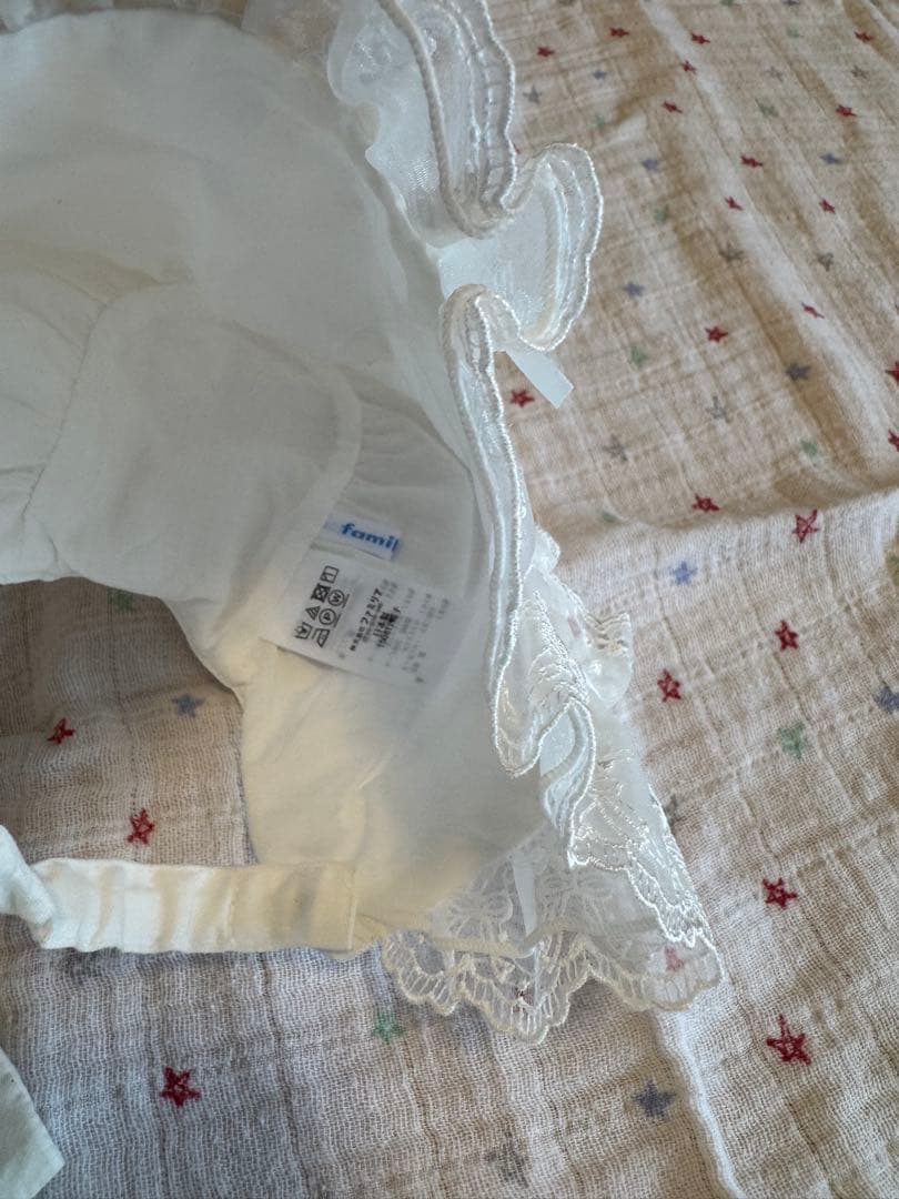 familiar ベビードレス 帽子付き