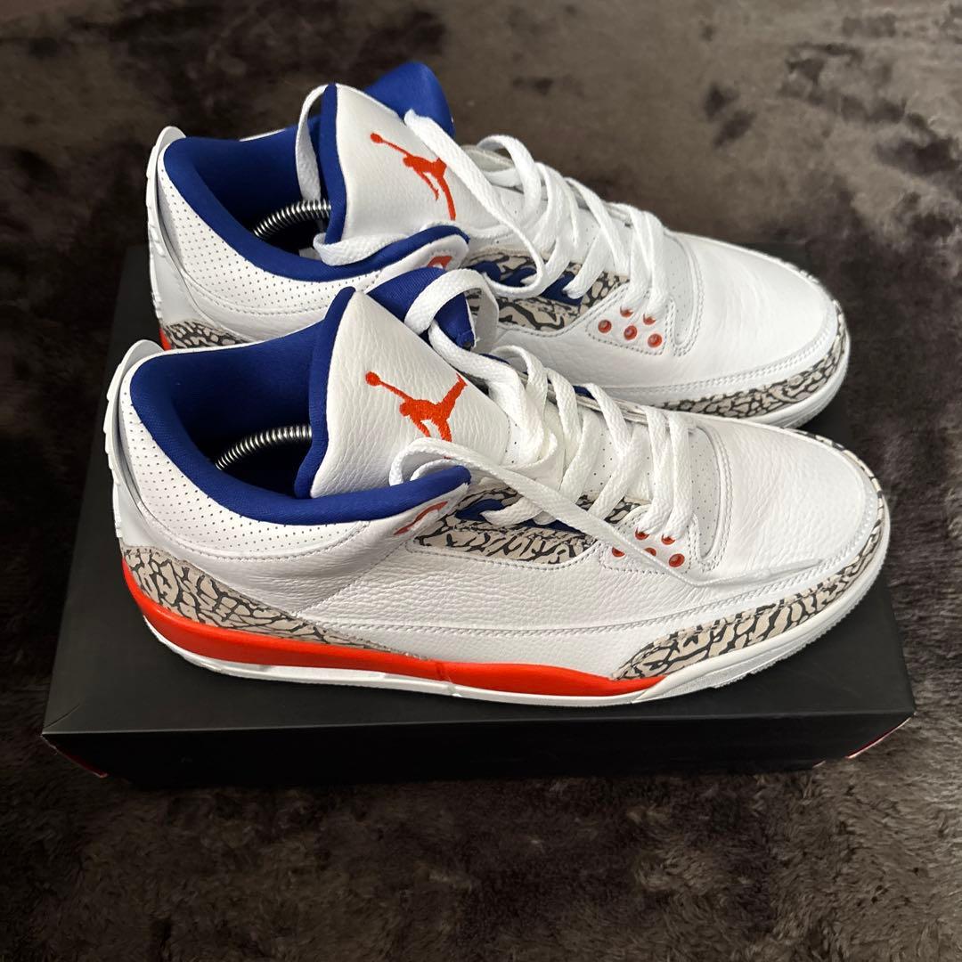 エアジョーダン3 ホワイト/オレンジ/ブルー