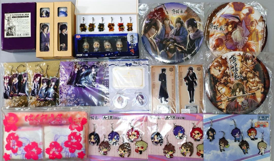 薄桜鬼 缶バッジ 会津 ラバスト オトメイト 240点超 土方 沖田 斎藤