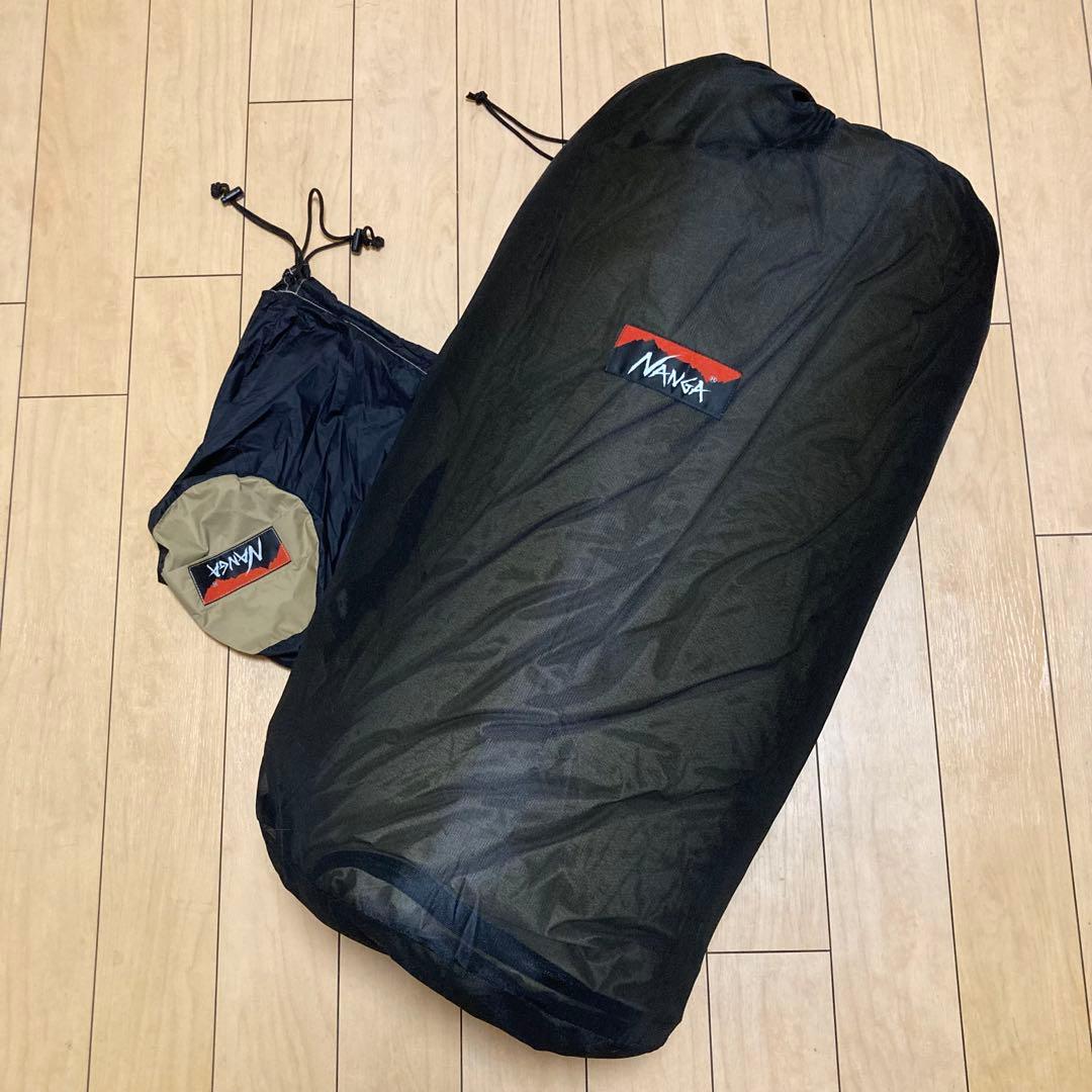 NANGA ナンガ オーロラ 450DX ダウンシュラフ 保管袋付き