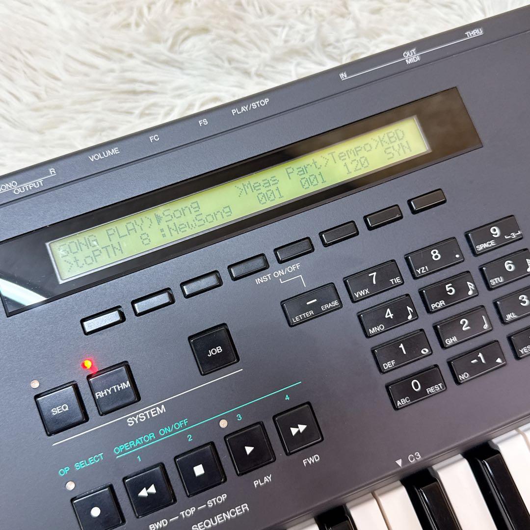 YAMAHA ヤマハ V50 シンセサイザー 61鍵盤 動作品②