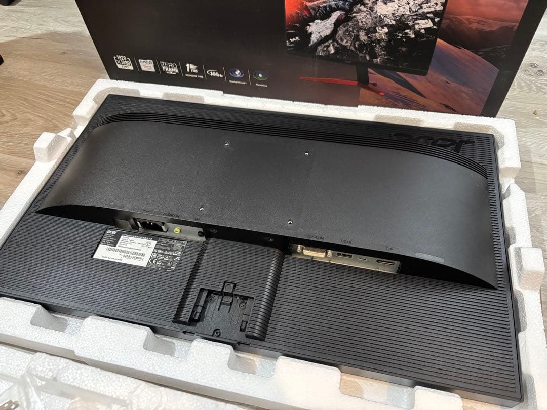 Acer ゲーミングモニター 24.5インチ 144Hz 1ms TN