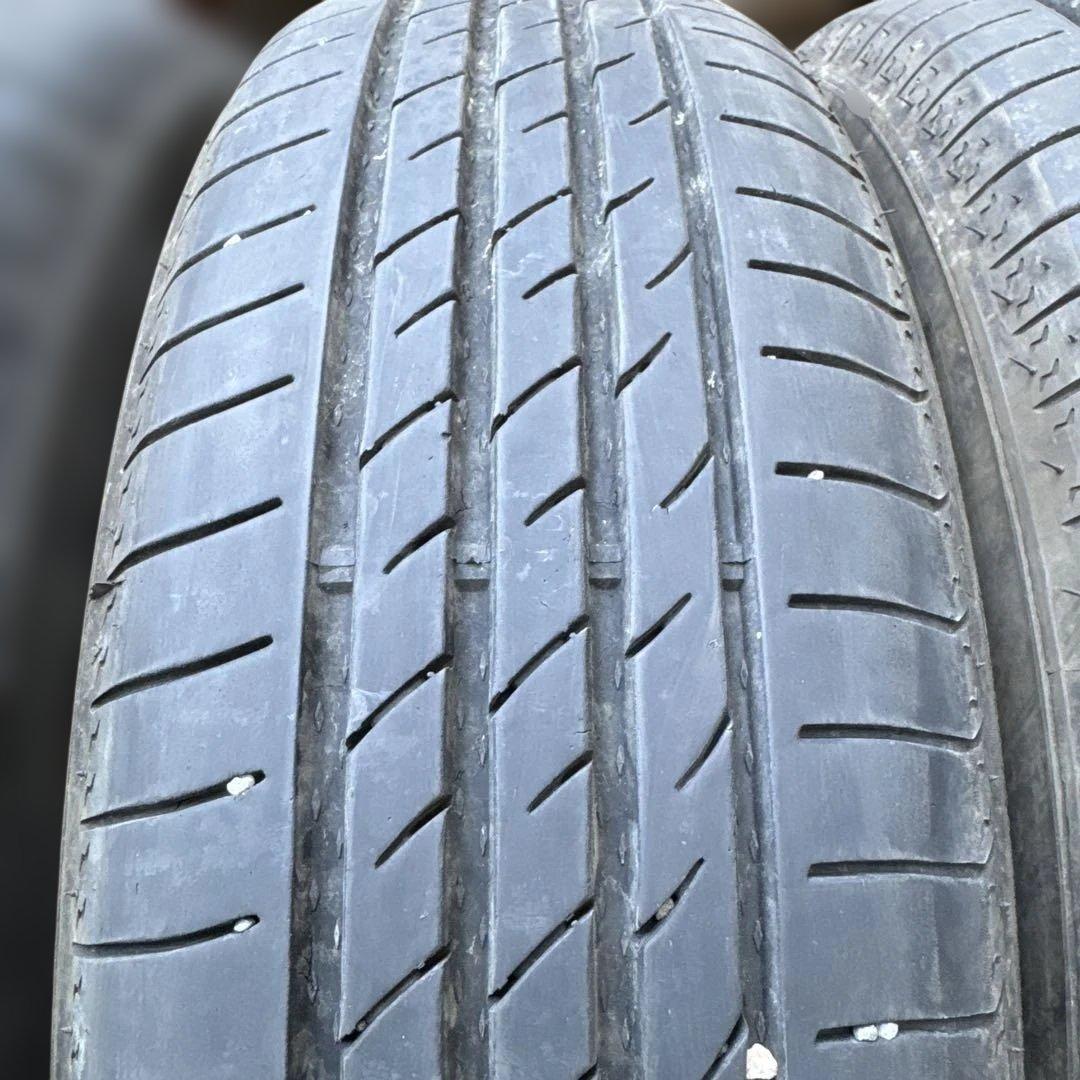 ①ボス サマータイヤ バリ溝 155/65R14 ホイール（A0414）