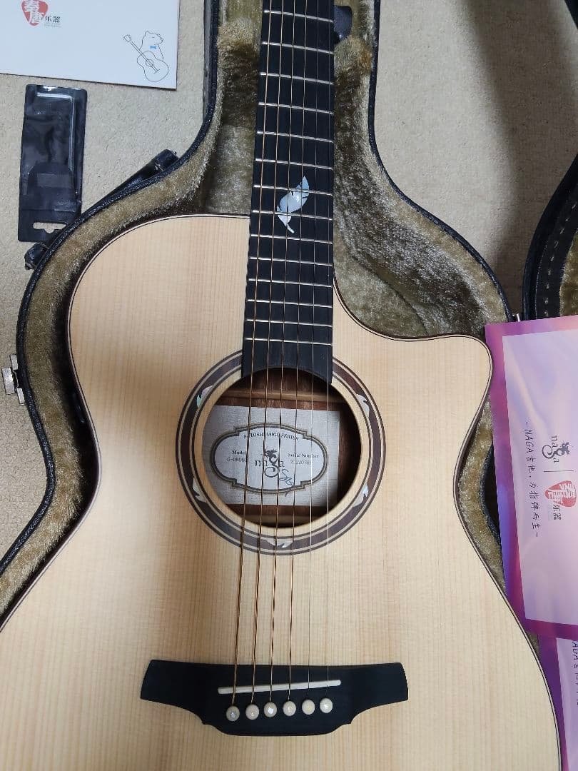お*わ様 Naga Guitars G-08OOC　アコースティックギター