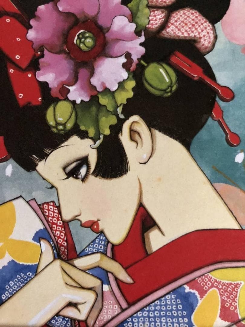 昭和レトロ、中原淳一、【蝶々夫人 昭和46・51未発表】、年代物・希少画集画