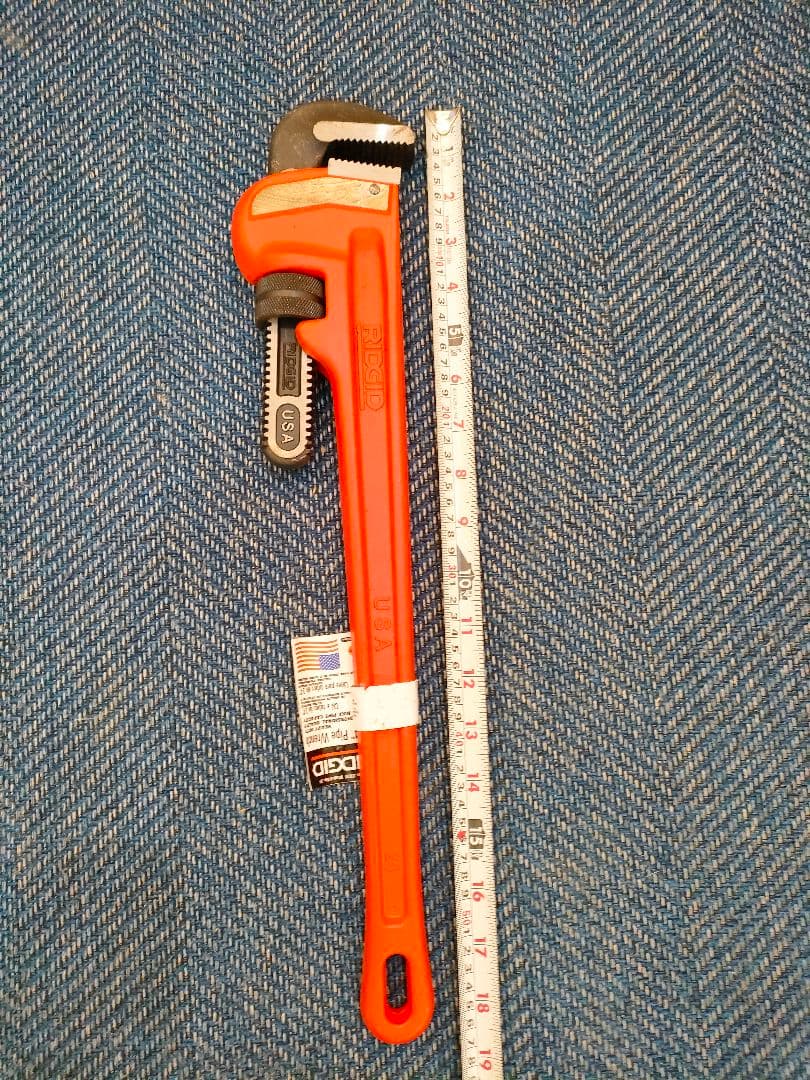 24インチ　パイプレンチ　RIDGID