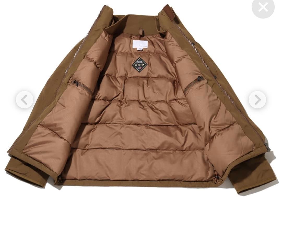 未使用 nanamica ナナミカ ショート ダウン XL GORE-TEX