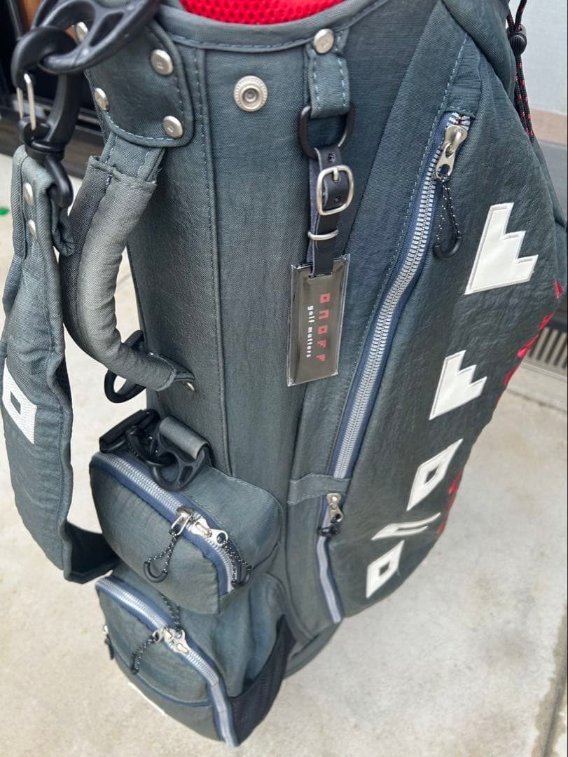 ONOFF スタンドゴルフバッグ ネイビー