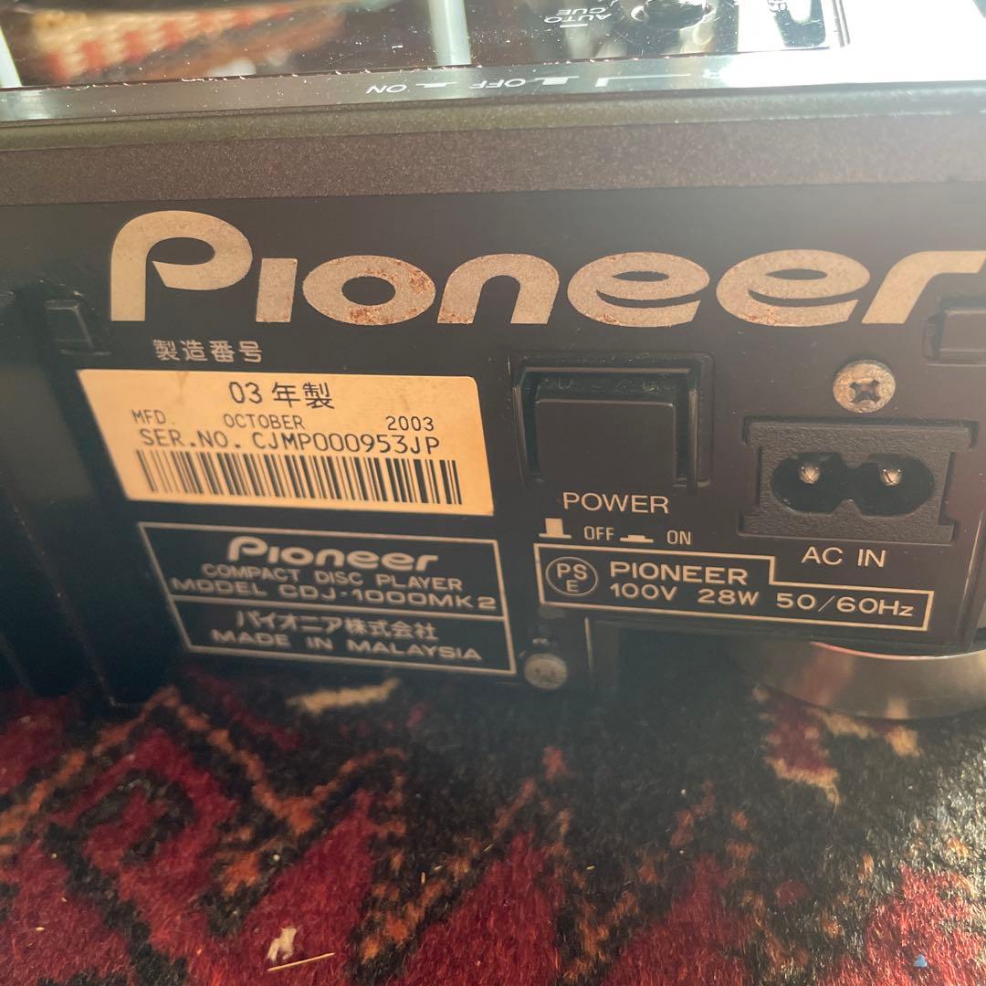 パイオニア Pioneer CDJ-1000MK2