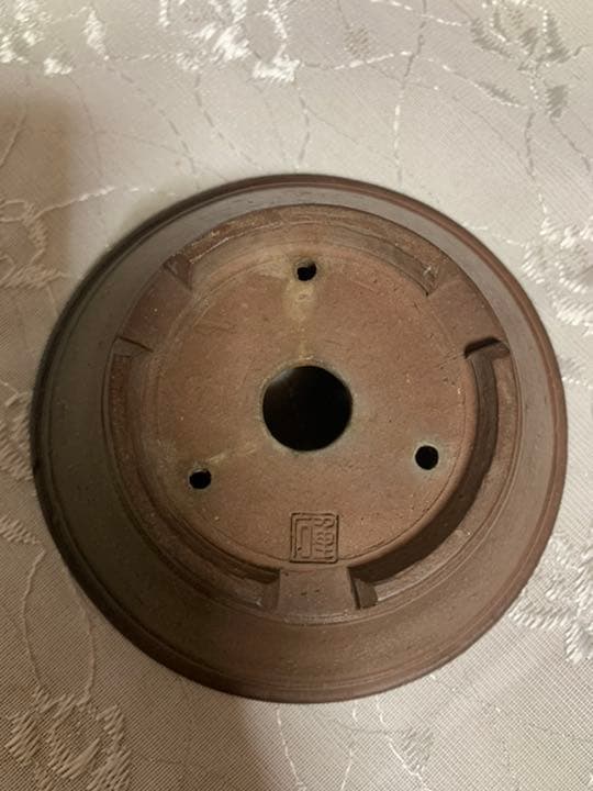 重石　丸　盆栽鉢