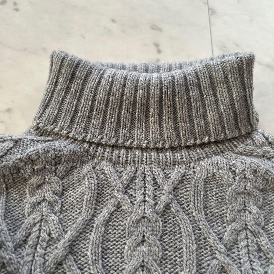 Johnstons of Elgin カシミヤ 100% アランニット セーター