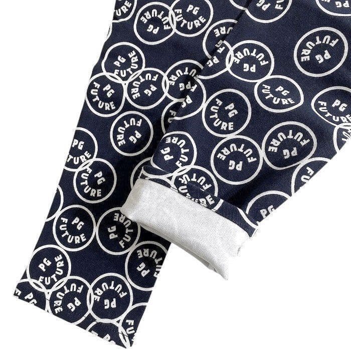 パーリーゲイツ ゴルフ コットン混ツイル 総柄 ストレッチ パンツ ウエア00