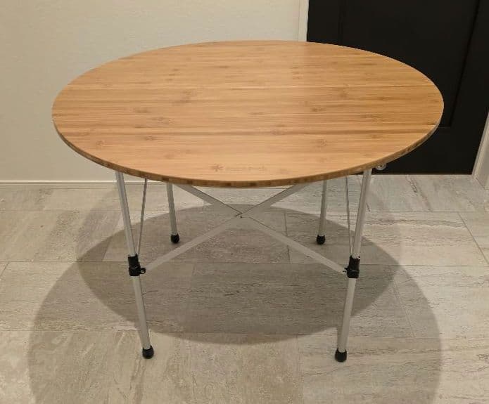 【ほぼ新品】　【限定品】　スノーピーク ローテーブルラウンド竹　LV-242