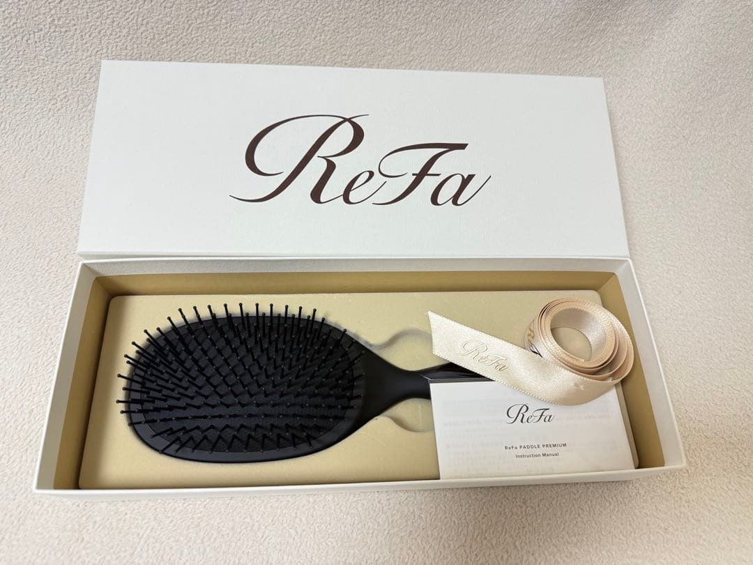 新品・未使用 ReFa PADDLE PREMIUM ヘアブラシ ブラック