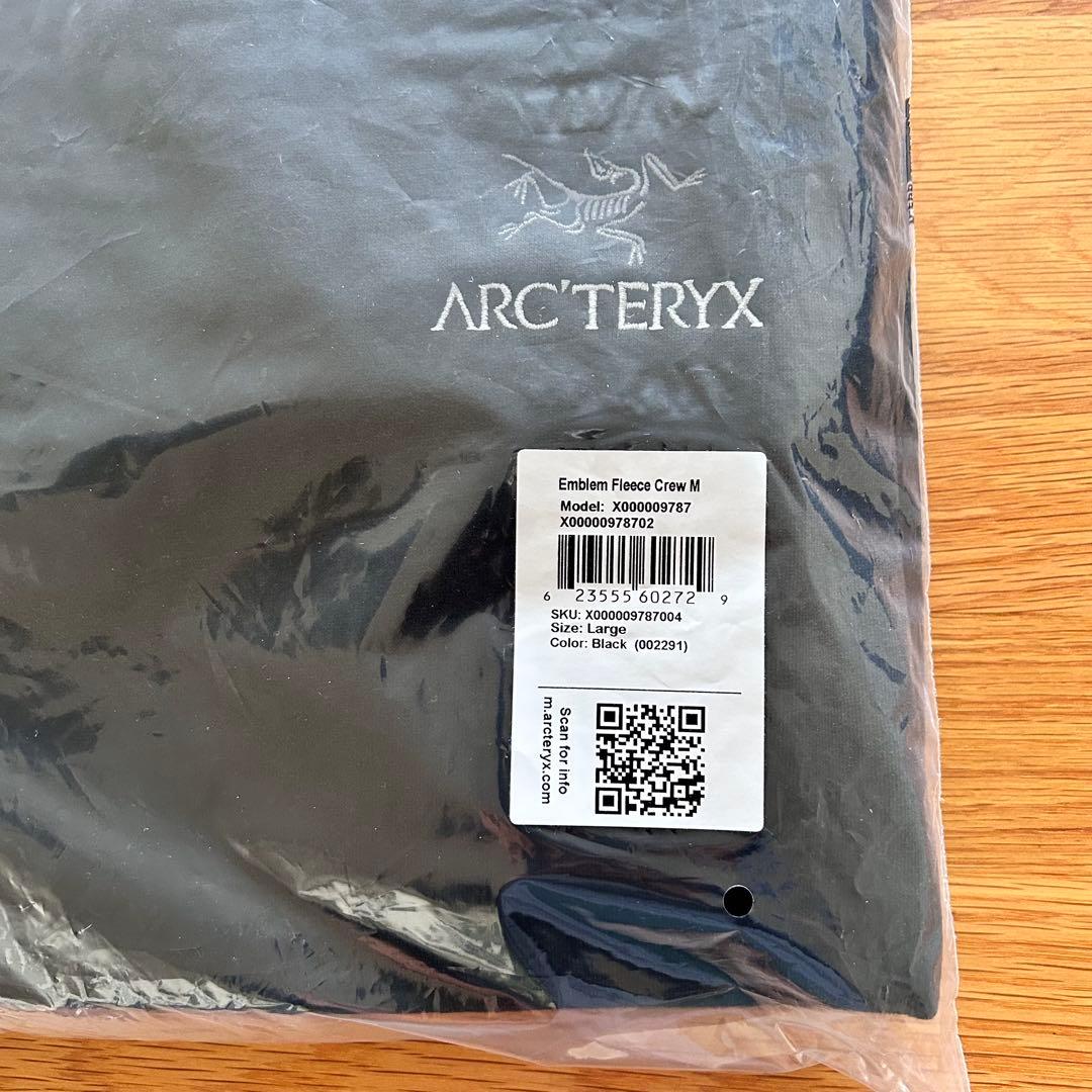 た*な様 入手困難！新品未使用！アークテリクス　エンブレムフリースクルー