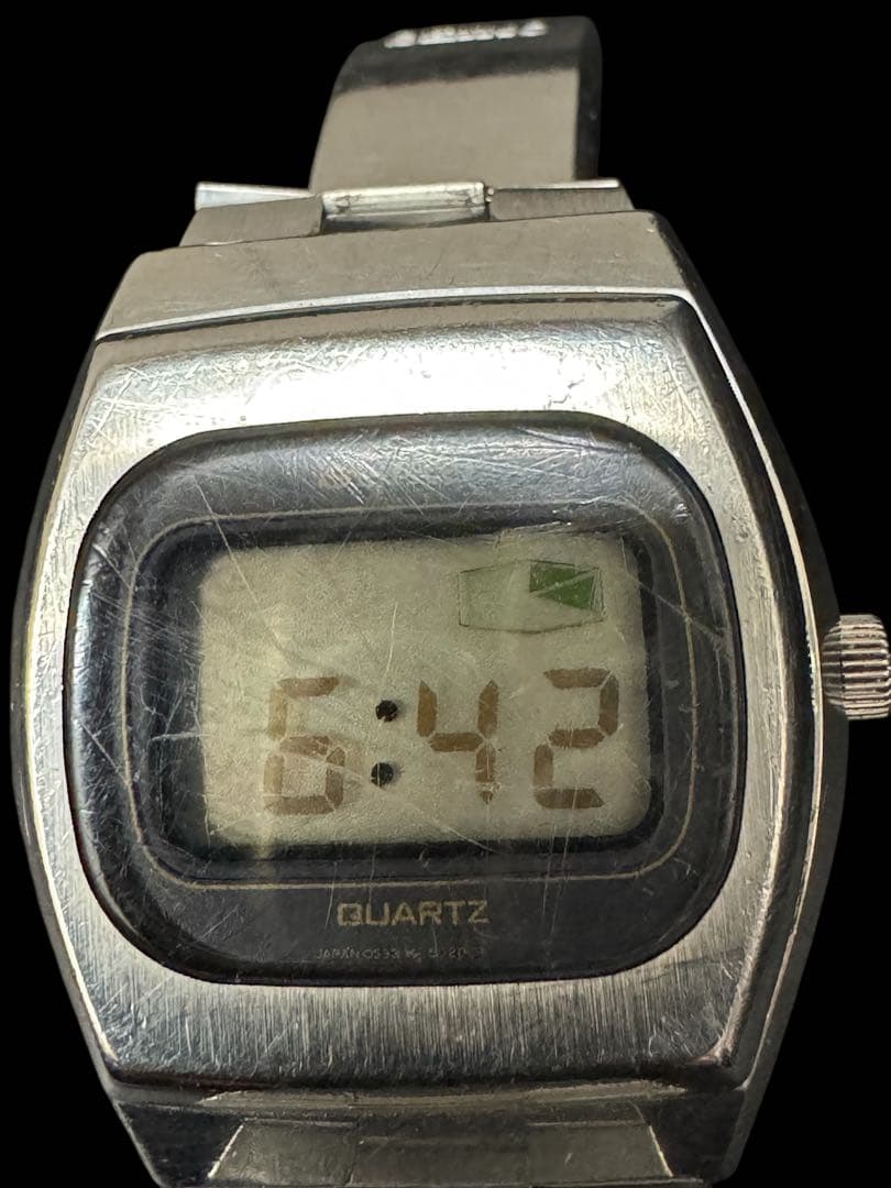 ルパン52【SEIKO】デジタル腕時計 ステンレススチール