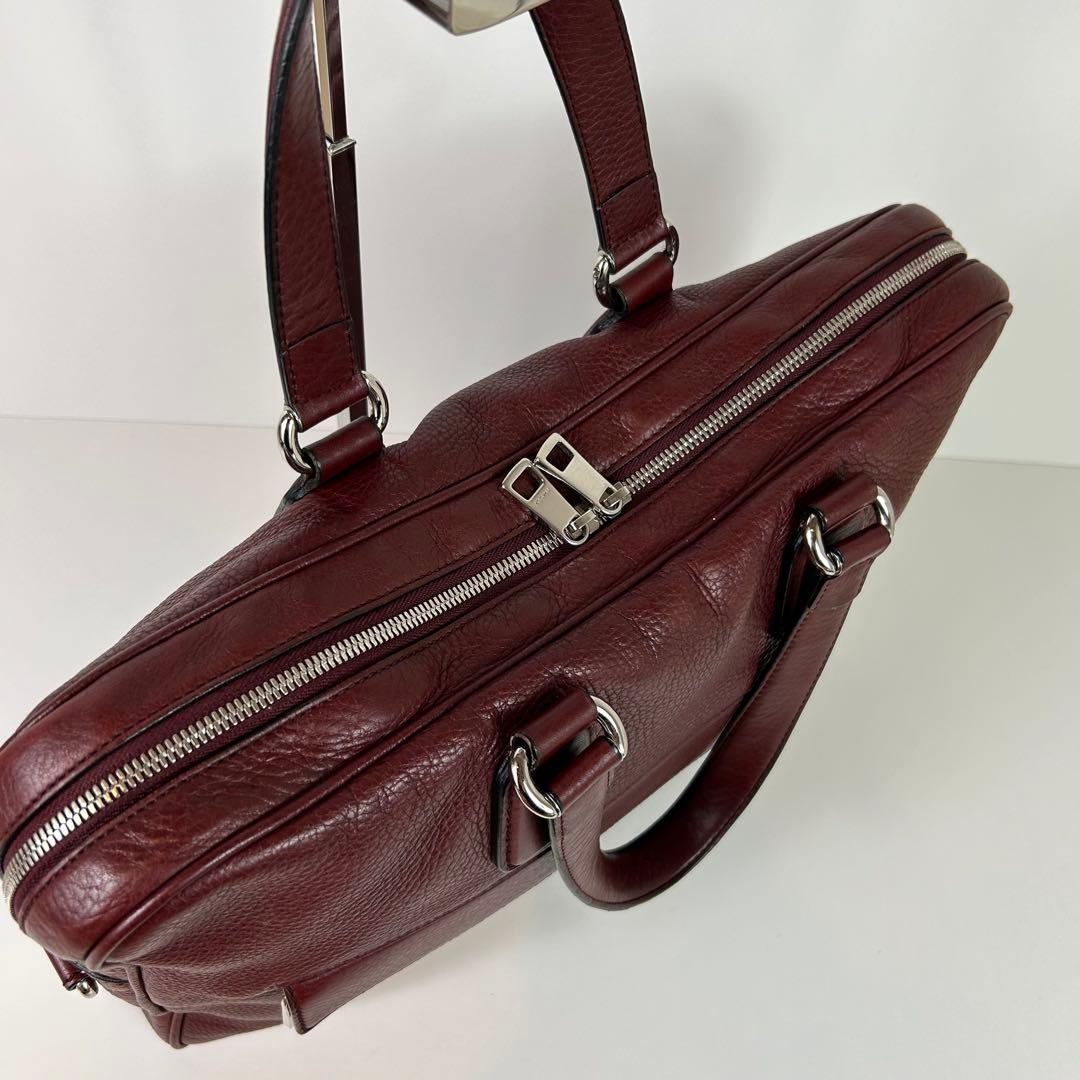 A4可 美品 グッチ レザー 2WAY ビジネスバッグ ソーホー