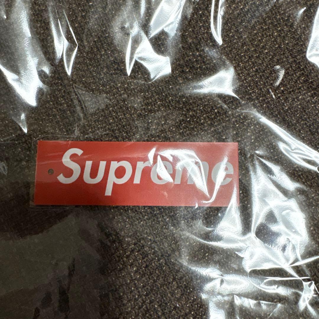 Supreme 黒 キャップ ボタン付き