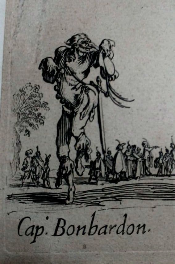 お値下げ　額装品　1621年頃　巨匠　ジャック・カロ　「スフェサニア舞踏会」美品