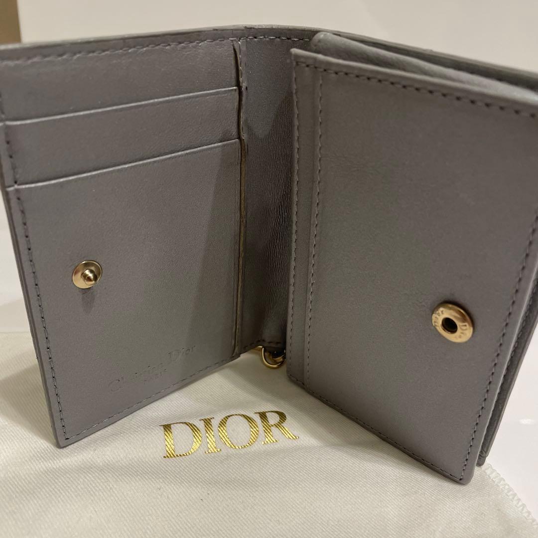 美品❣️ディオール Dior 名刺入れ ラムスキン（羊革）