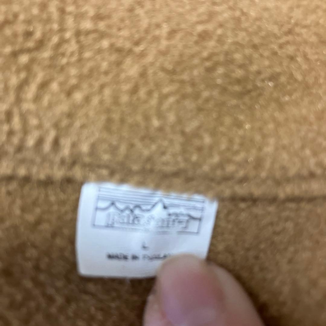 Patagonia ブラック×キャメル リバーシブルナイロンジャケット