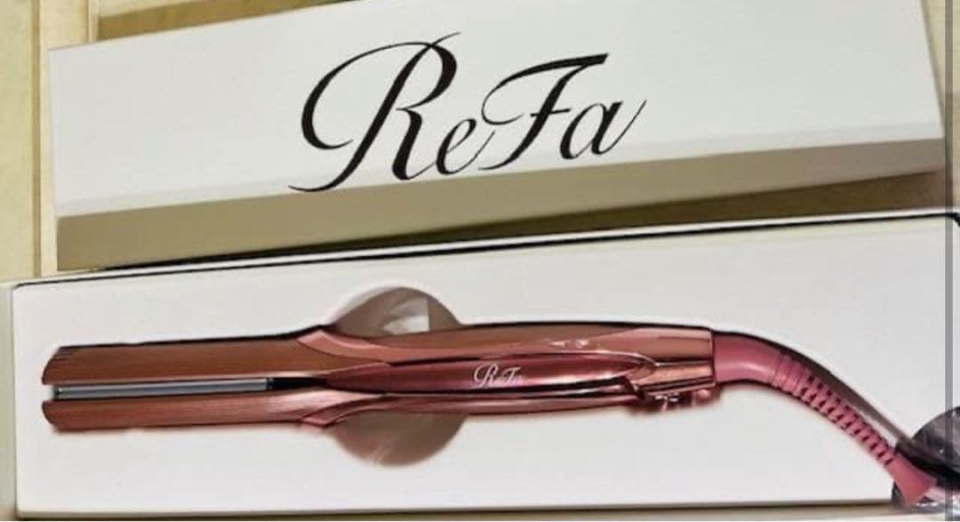 ReFa ストレートアイロン プロ ピンク＆ホルダー&限定ショッパー３点セット