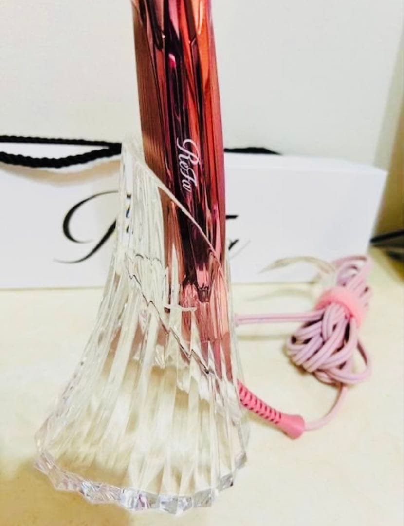 ReFa ストレートアイロン プロ ピンク＆ホルダー&限定ショッパー３点セット