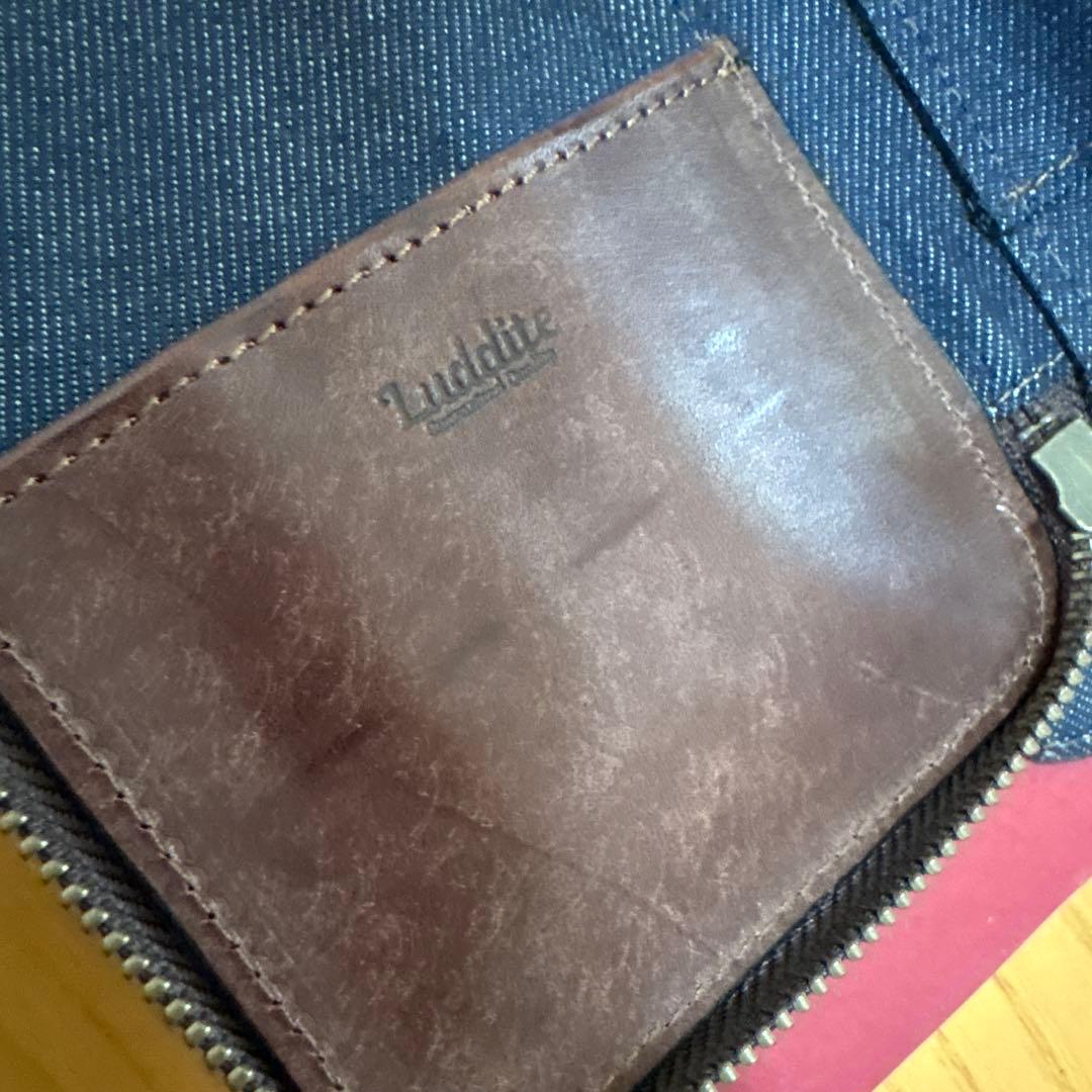 ラダイト（LUDDITE）　WEB限定レザーラウンドジップペンケース　MAYA