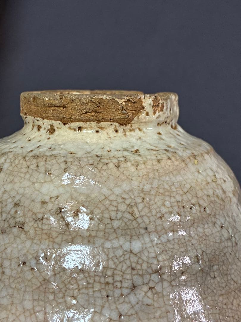 茶碗　古萩　萩焼　 抹茶碗　時代　煎茶道具　 茶器　陶器　萩焼き