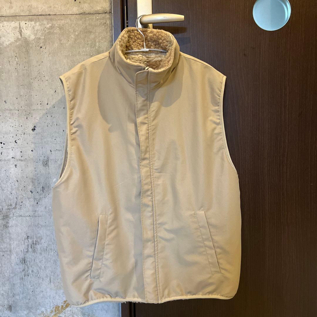 STUSSY ステューシー カラーブロック リバーシブル ベスト ボアフリース