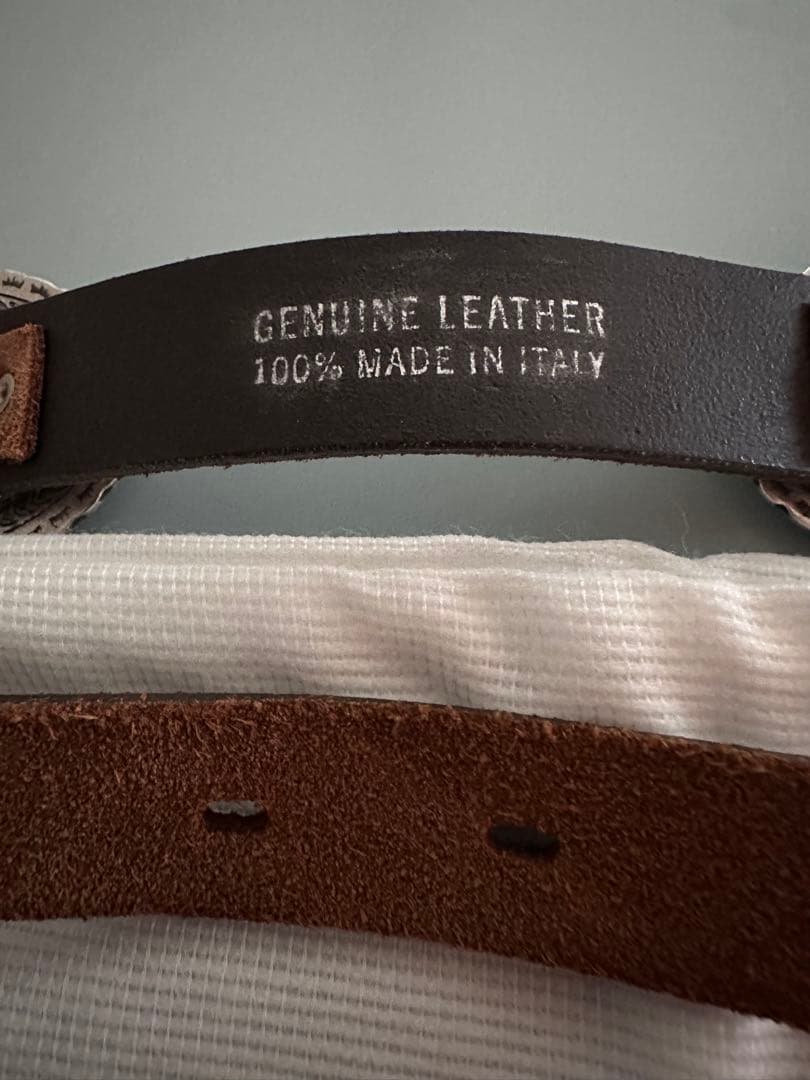 PUNTOVITA/CONCHOベルト（SUEDE）80