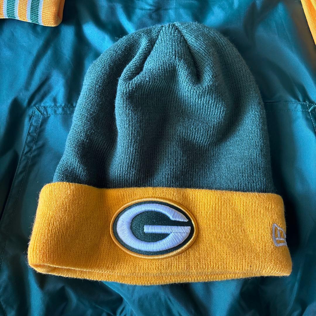 Green Bay Packers ジャケットとニット帽セット
