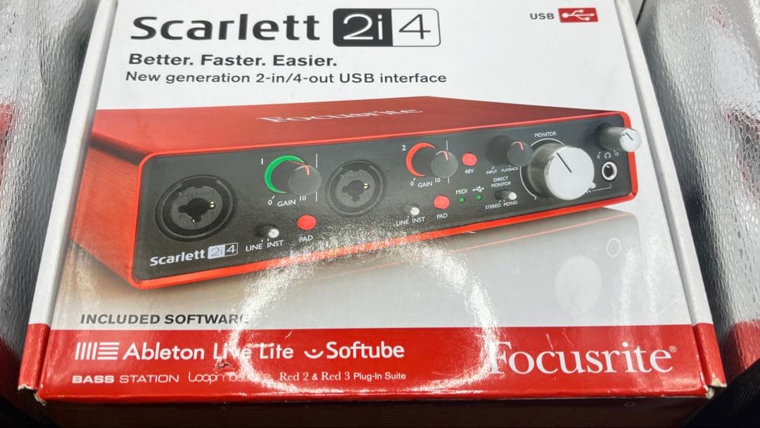 DJ機材 Ficusrite Scarlett 2i4 Gen2