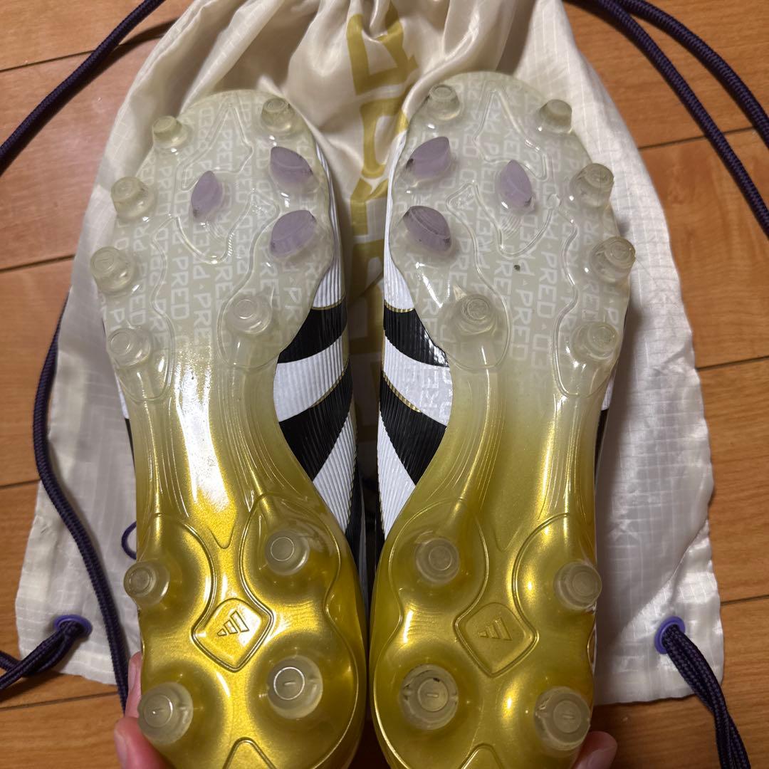 adidas Predator サッカーシューズ FG ホワイト/パープル