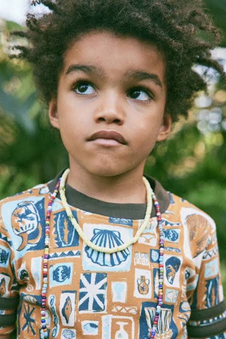 極美品 Misha and Puff REC TEE 4Y MARI GOLD