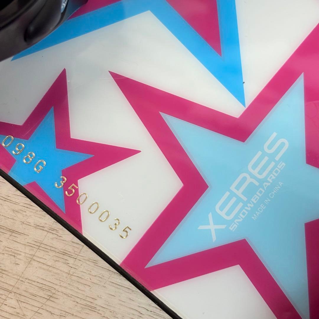 XERES セレス　ジュニアスノーボード　3点セット　リーシュ付